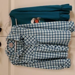 Two shirt bundle- Carhartt and Cat & Jack